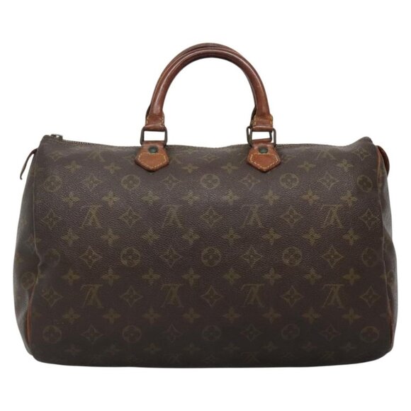 LOUIS VUITTON Monogram Speedy 35 Hand Bag M41524 LV Auth bs28622 - Picture 2 of 16